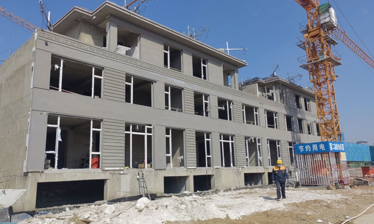 VEO堂院施工进度图