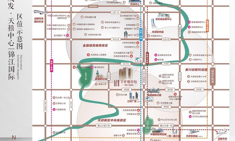广都鑫中心交通图