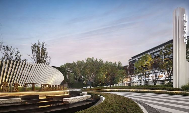 江湾印月实景图