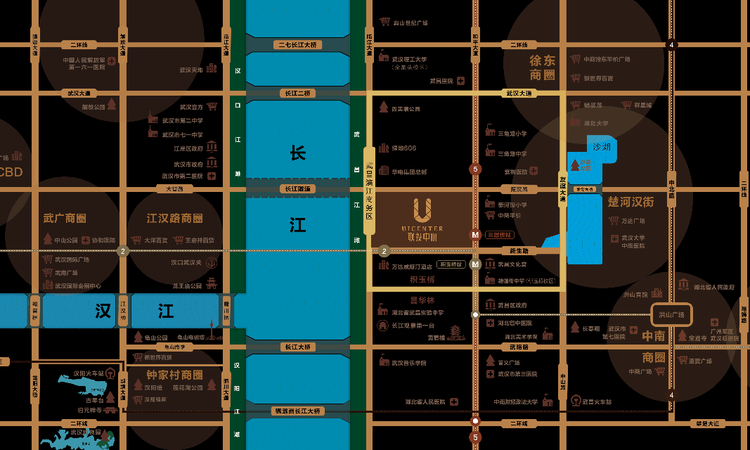 联投中心交通图