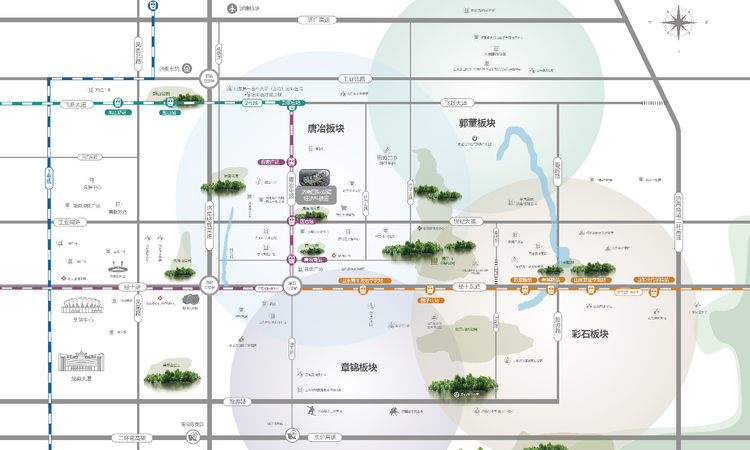 济南国际双碳经济科技园交通图
