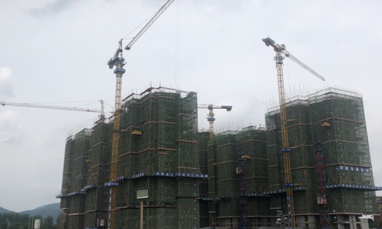 福天滨江院子施工进度图