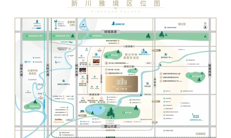 新川雅境交通图