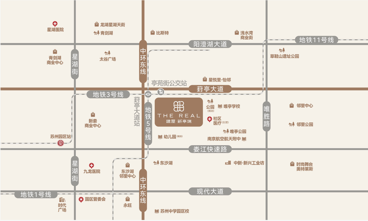 建屋新亭瑞交通图