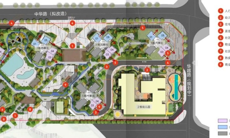 安居华越龙苑效果图