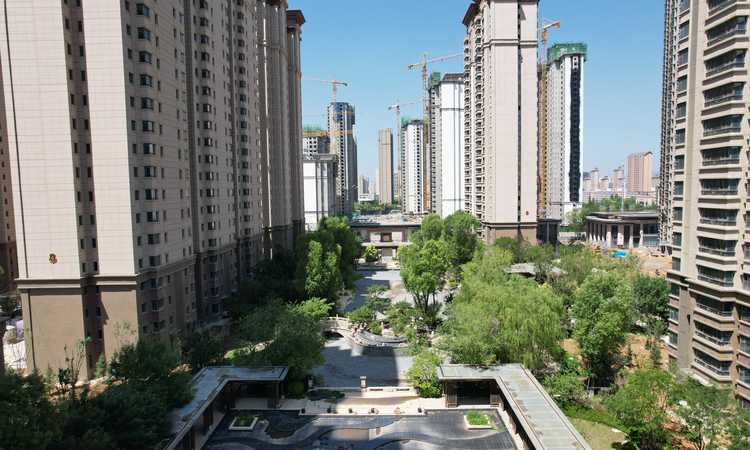 大同恒大悦府施工进度图