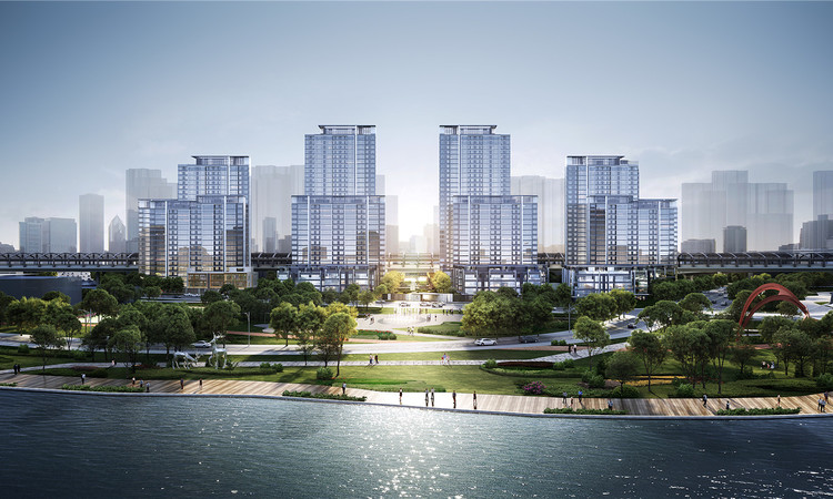 中国铁建·花语汀澜效果图