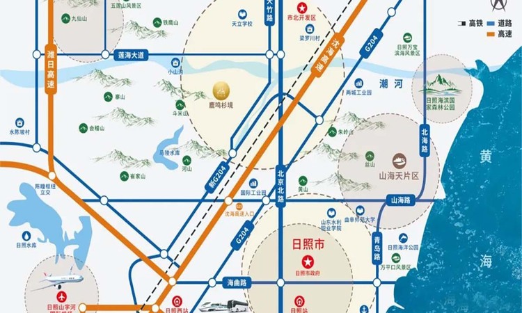 鹿鸣杉境交通图