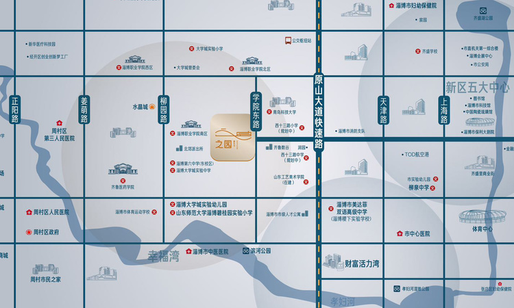 新东升之园交通图