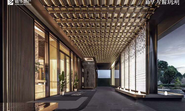 新华星耀玥湖实景图