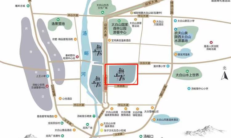 中南·無山居交通图