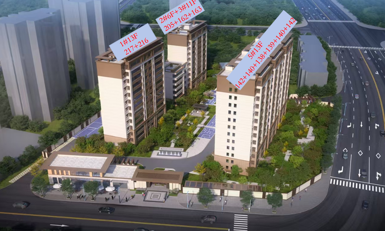 润丰·燕熙府效果图