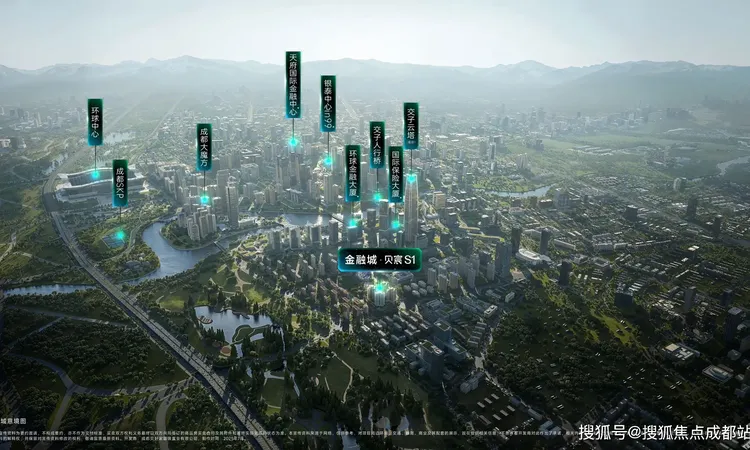 金融城贝宸S1交通图