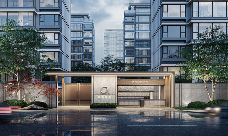 绿城豫府效果图