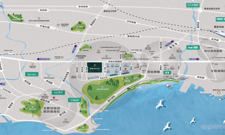 碧桂园翡翠公园交通图