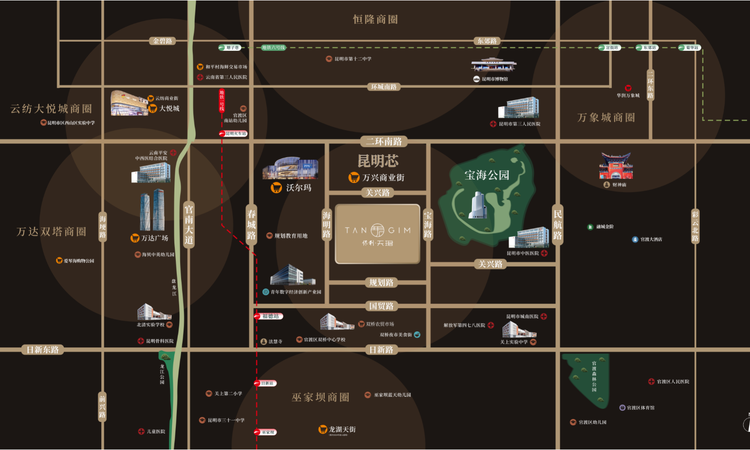 保利天珺交通图