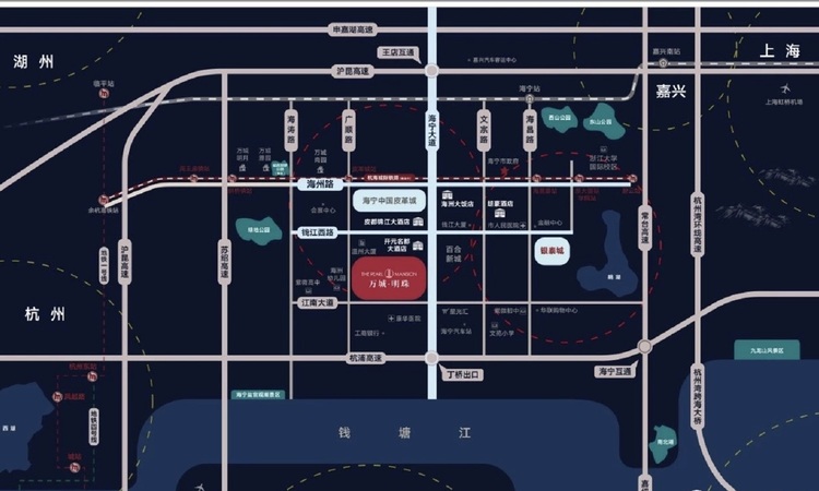 万城明珠交通图