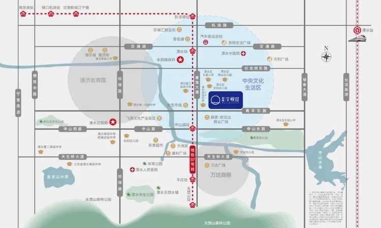 创维文悦府交通图