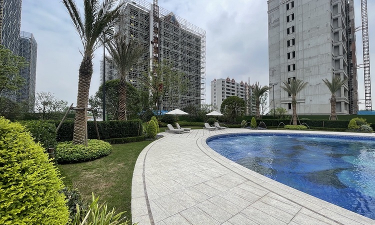 滨江南城明月苑施工进度图