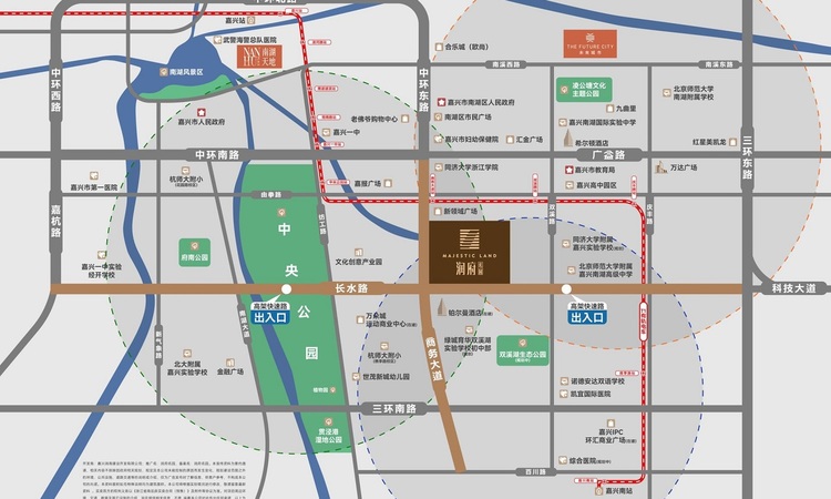 嘉兴华润·润府交通图