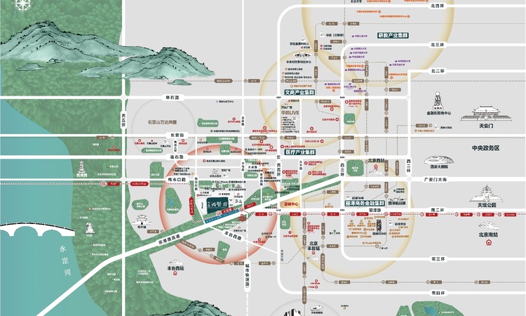 京能·西贤府交通图