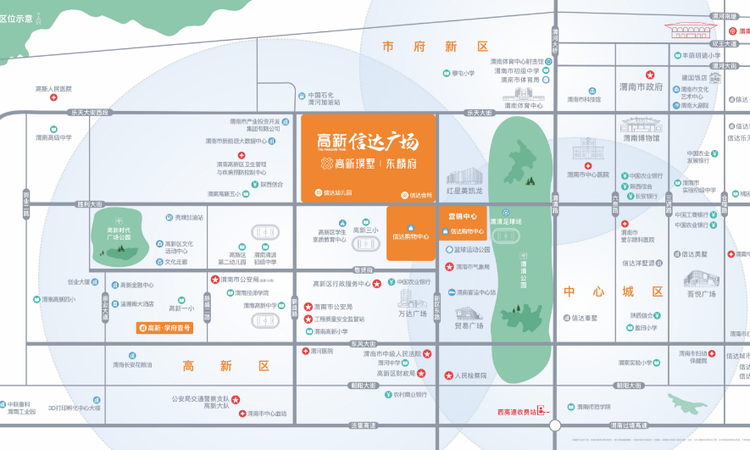 高新璞墅交通图