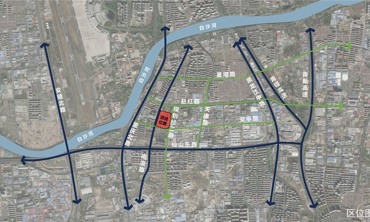 北岸雅望交通图