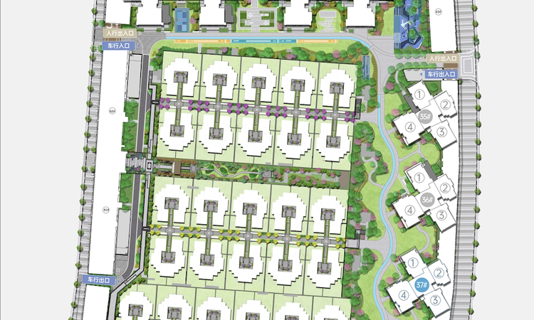 成都万达1号楼层平面图