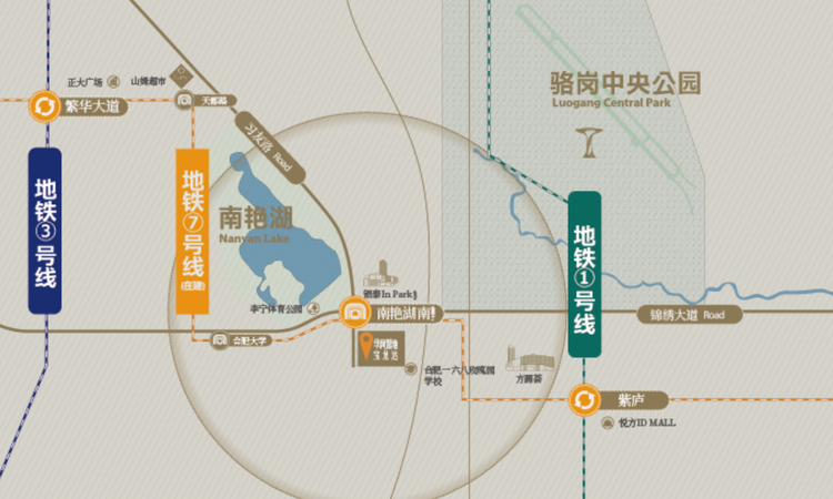 华润置地嘉宸周边配套图