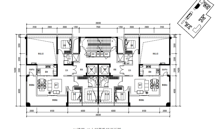 乾麟龙·观宸楼层平面图
