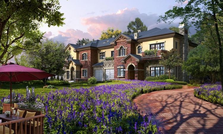 北辰红橡墅效果图