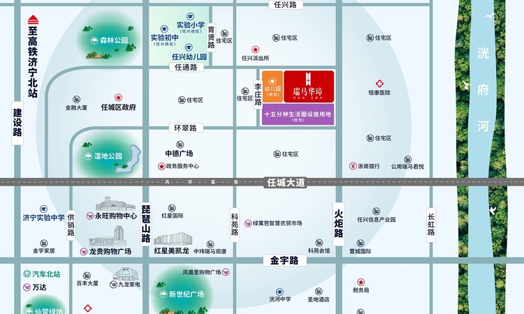 瑞马华璋交通图