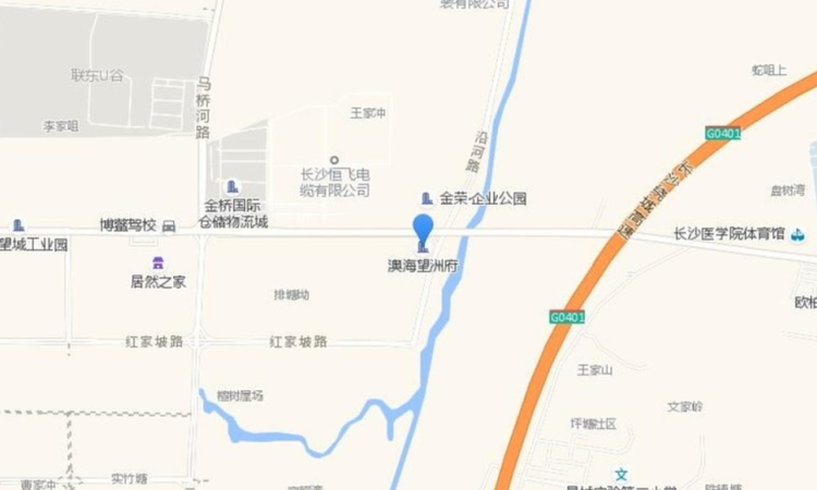 澳海望洲府交通图