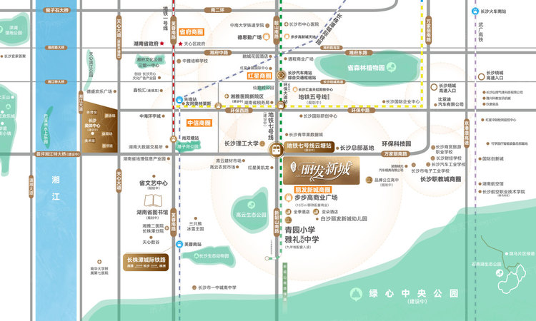 丽发新城交通图