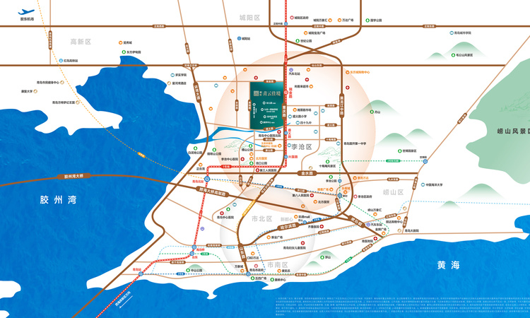 城投青云佳境交通图