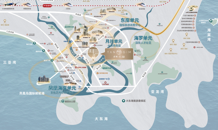 三亚保利·天珺交通图