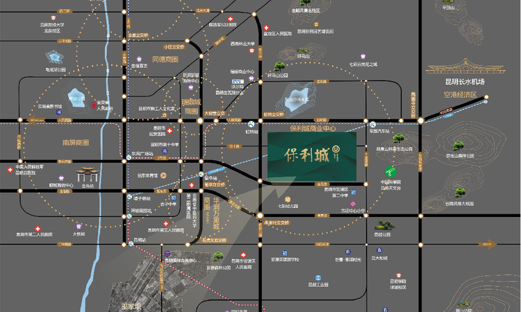 保利城交通图