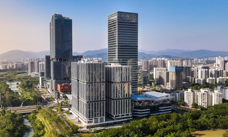 三亚中交国际自贸中心实景图