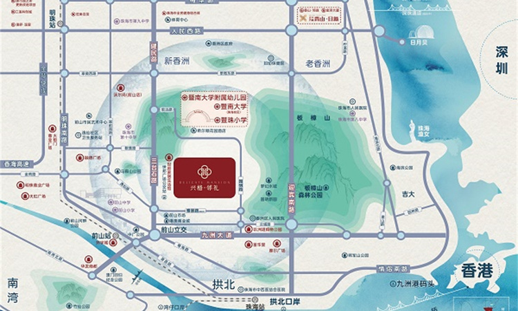 兴格·邻礼交通图