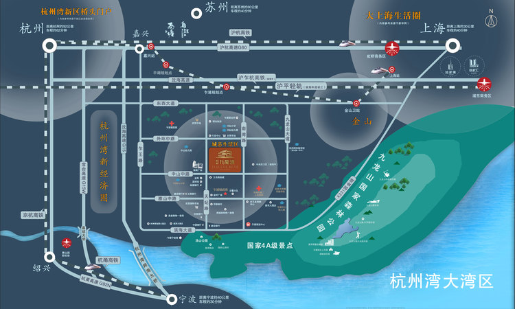 鸿瑞九龙湾交通图