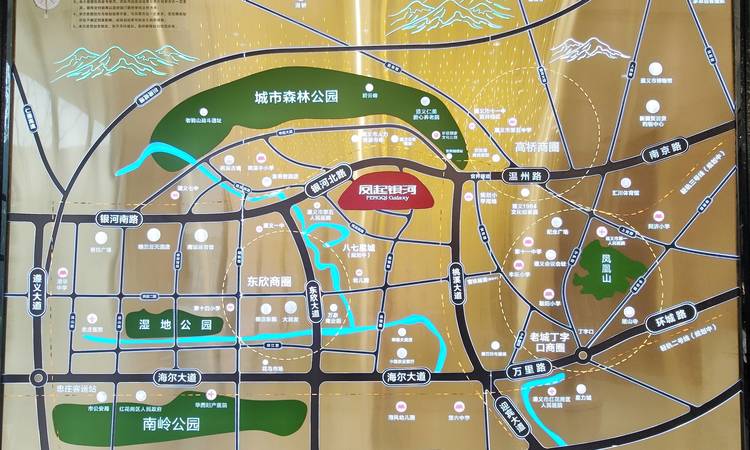 东欣·凤起银河交通图