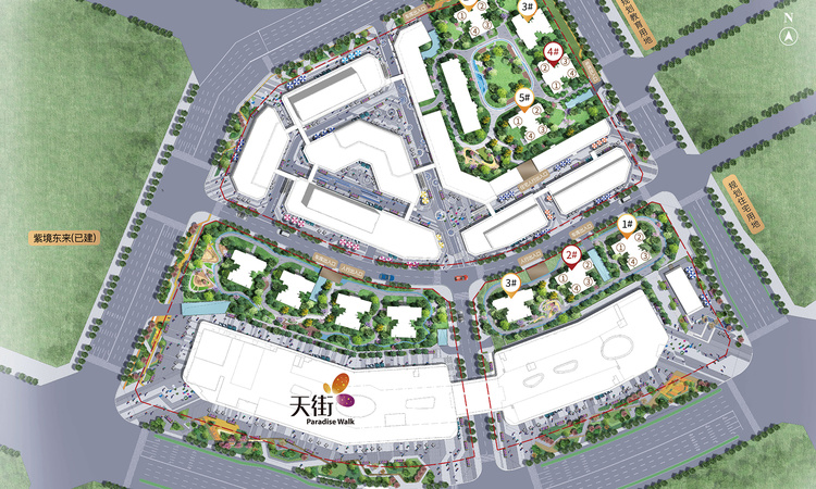 龙湖焕城楼层平面图