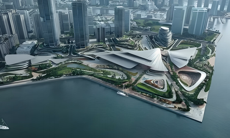 恒力三亚中心实景图