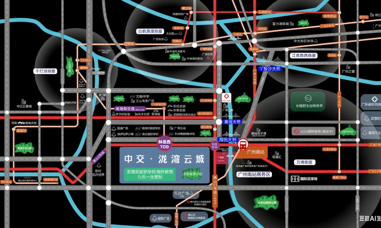 保利中交大都汇周边配套图