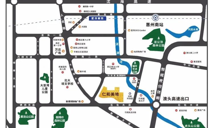 仁和美地交通图