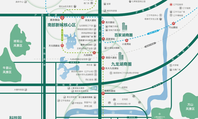 美的金茂芳原交通图
