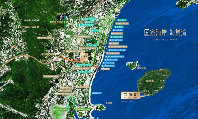 艺海棠交通图