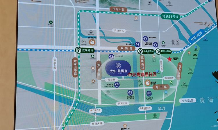 大华紫樾府交通图