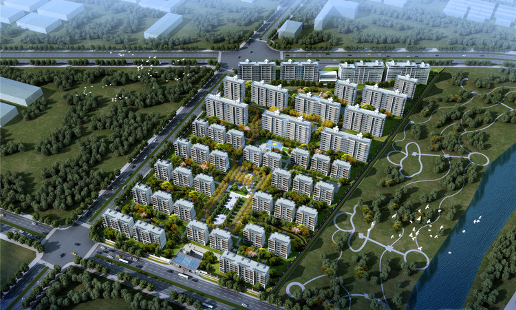 金日上合院效果图