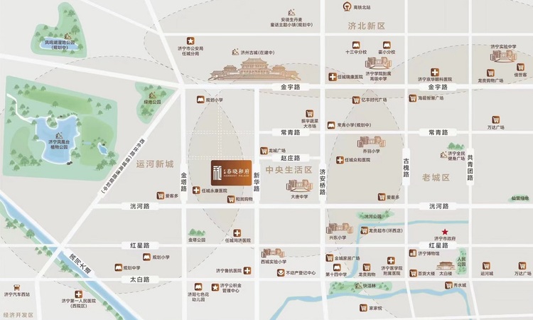 汇源·春晓和府交通图